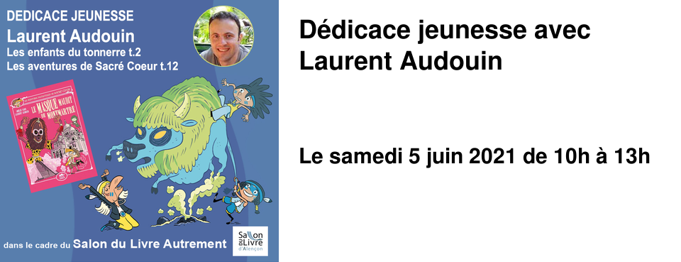 D�dicace jeunesse avec Laurent Audouin