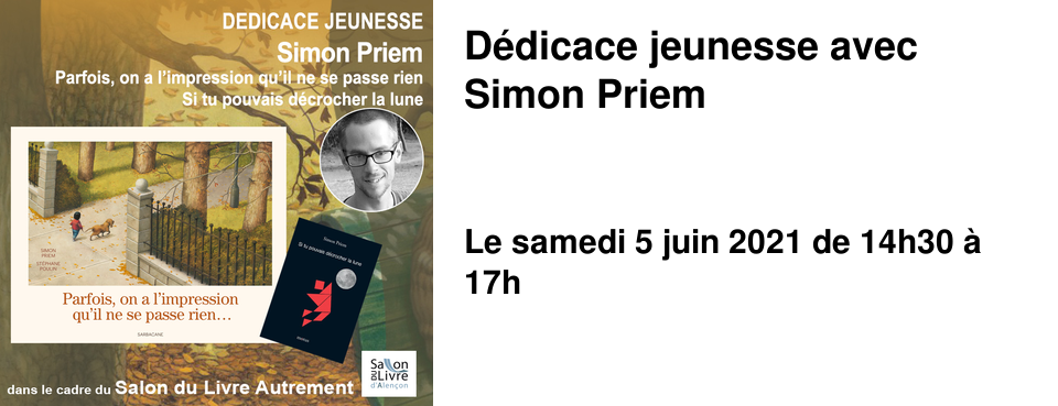 D�dicace jeunesse avec Simon Priem