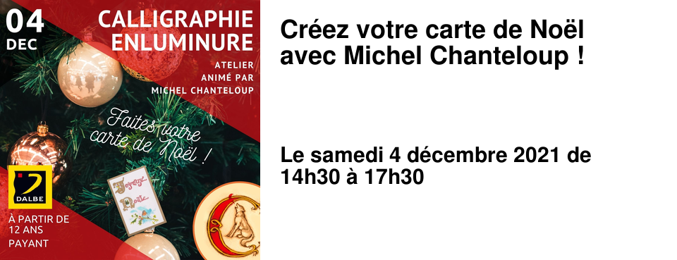 Cr�ez votre carte de No�l avec Michel Chanteloup !