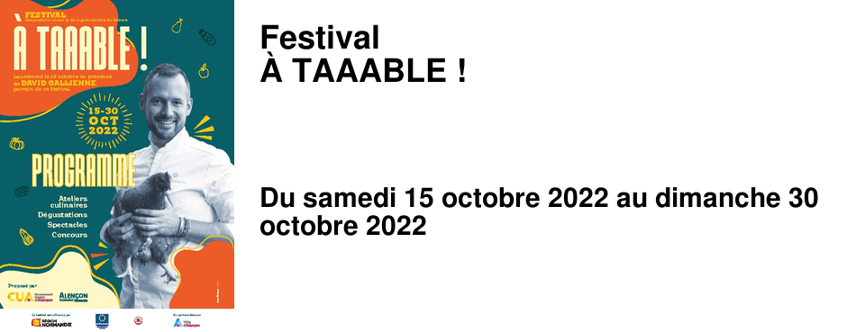 Festival � TAAABLE !