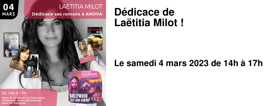 D�dicace de La�titia Milot !