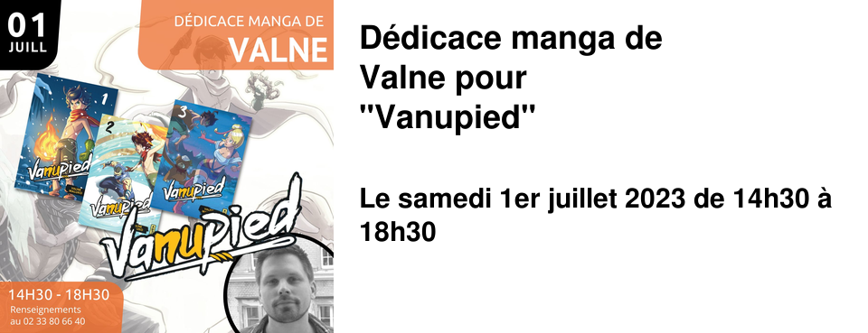 D�dicace manga de Valne pour "Vanupied"