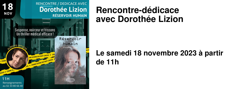 Rencontre-d�dicace avec Doroth�e Lizion