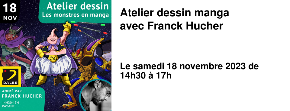 Atelier dessin manga avec Franck Hucher