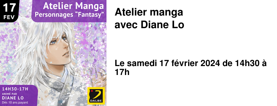Atelier manga avec Diane Lo