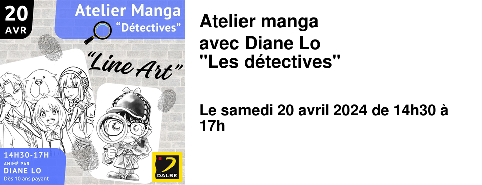 Atelier manga avec Diane Lo "Les d�tectives"