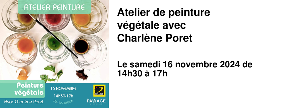 Atelier de peinture v�g�tale avec Charl�ne Poret