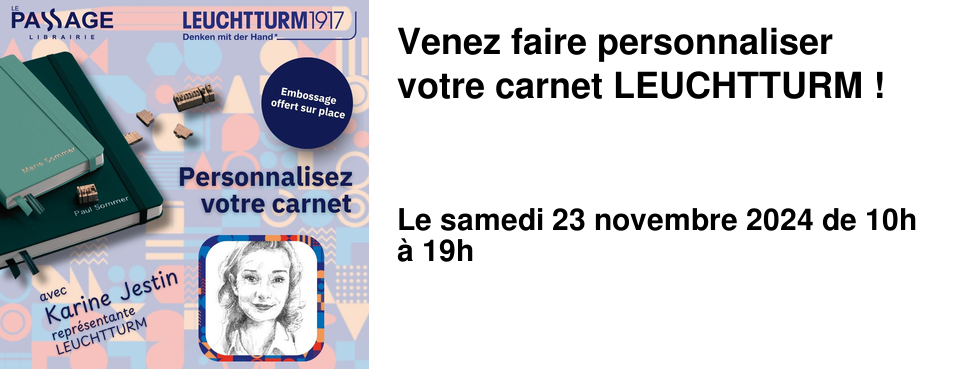 Venez faire personnaliser votre carnet LEUCHTTURM !