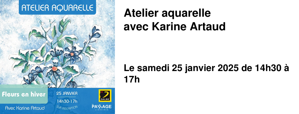  Atelier aquarelle avec Karine Artaud