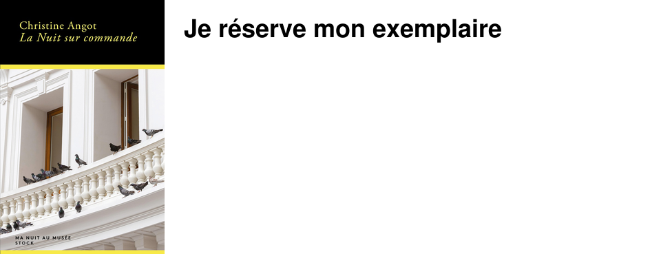 Je r�serve mon exemplaire