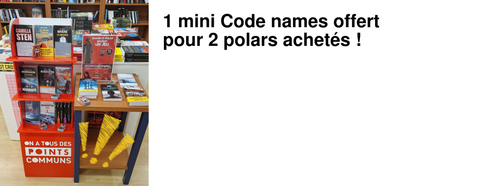 1 mini Code names offert pour 2 polars achet�s !