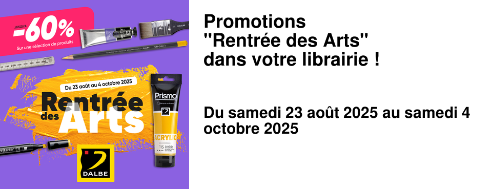 Promotions "Rentr�e+des+Arts" dans+votre+librairie+!