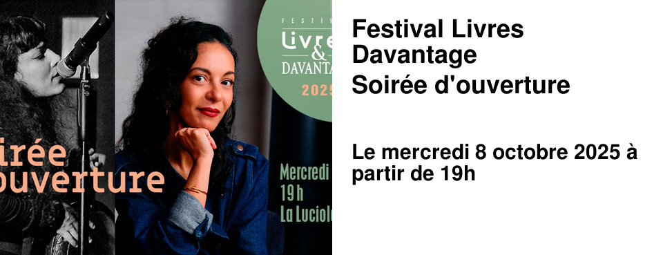 Festival+Livres+&+Davantage Soir�e+d'ouverture