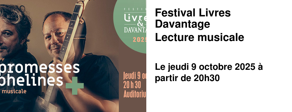 Festival+Livres+&+Davantage Lecture+musicale