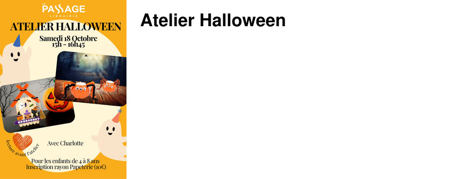 Atelier Halloween