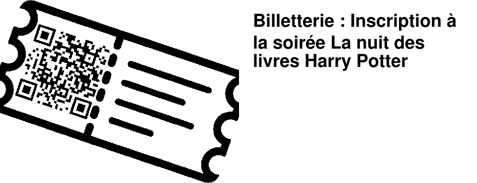 Billetterie : Inscription � la soir�e La nuit des livres Harry Potter