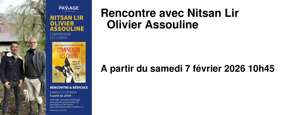 Rencontre avec Nitsan Lir & Olivier Assouline