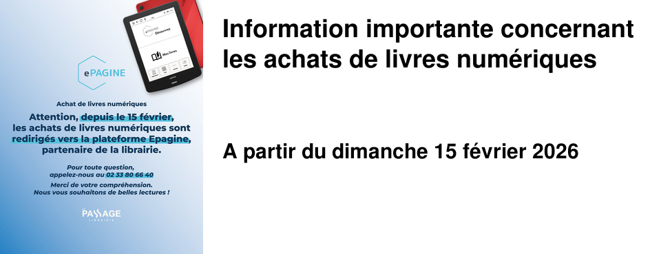 Information importante concernant les achats de livres num�riques