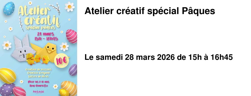 Atelier cr�atif sp�cial P�ques