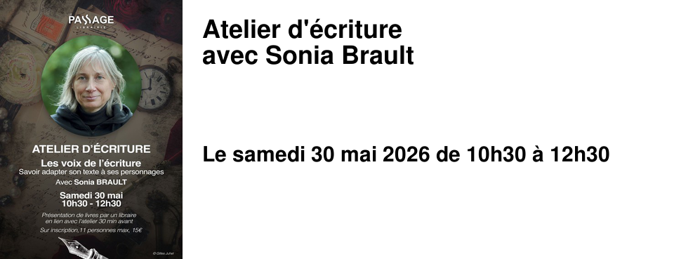 Atelier d'�criture avec Sonia Brault
